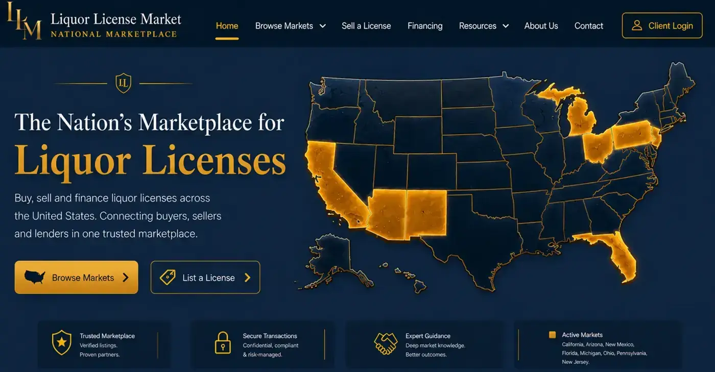 Liquor License Market — National Marketplace